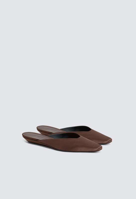 loulou studio PETROS Mules en satin