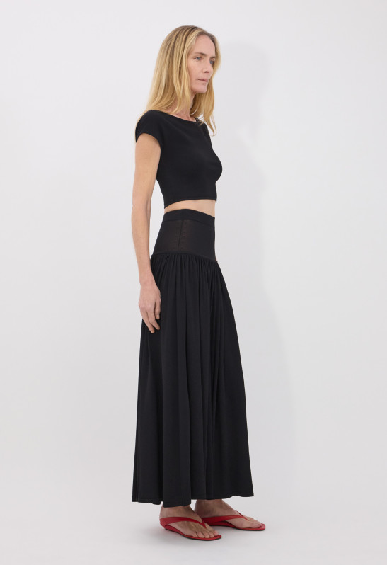 Loulou Studio ROMY Jupe Longue En Jersey