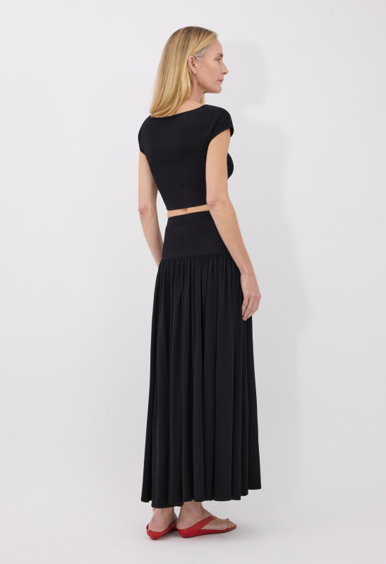 Loulou Studio ROMY Jupe Longue En Jersey