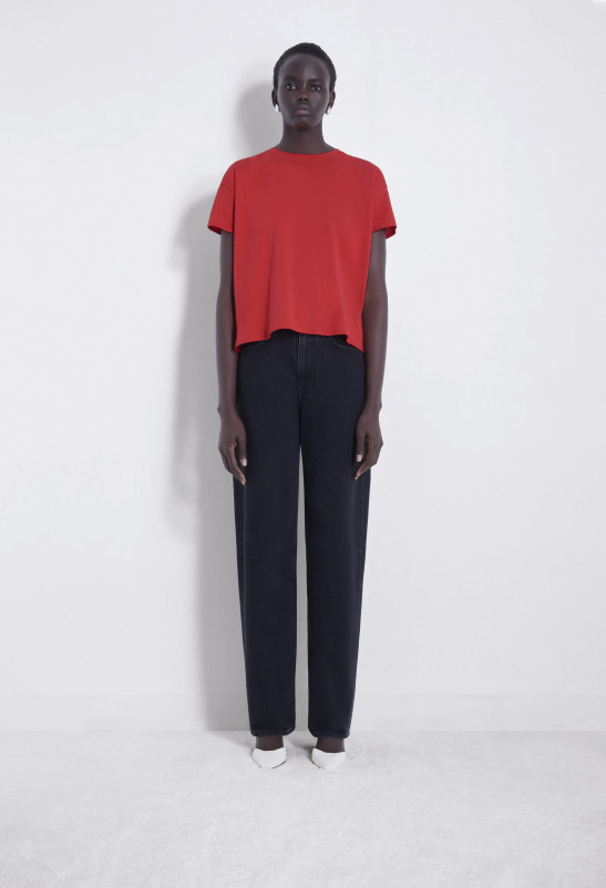 Loulou Studio SAMUR Jean Droit En Denim Organique