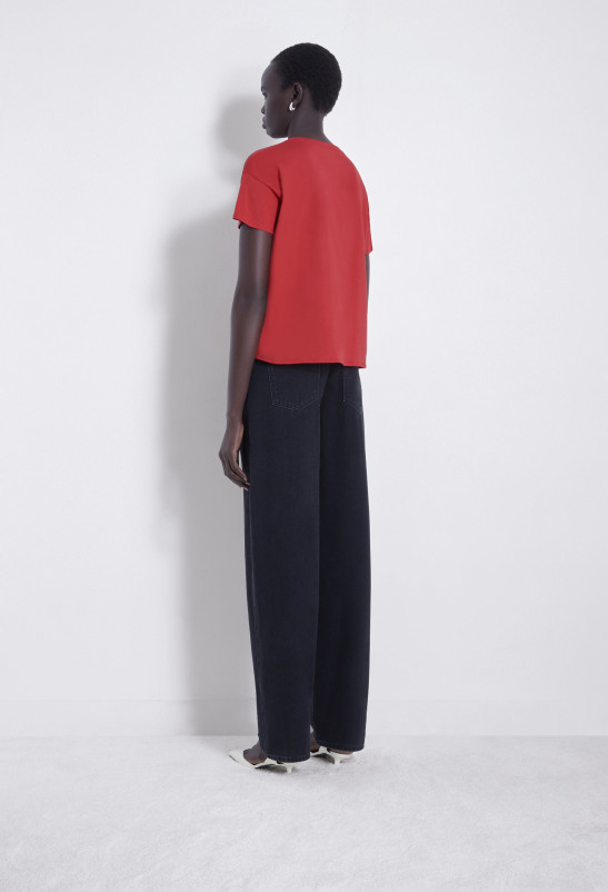 Loulou Studio SAMUR Jean Droit En Denim Organique