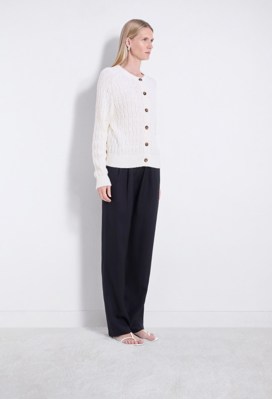Loulou Studio SEAN Cardigan En Bouclette