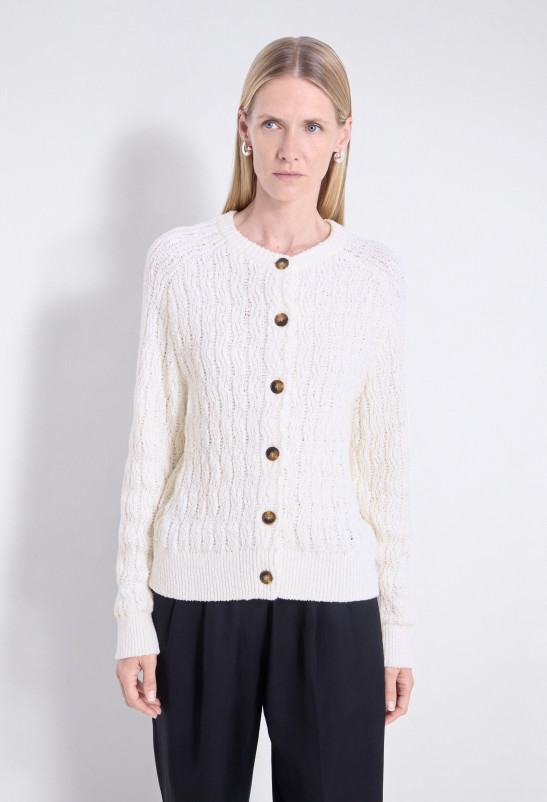 Loulou Studio SEAN Cardigan En Bouclette