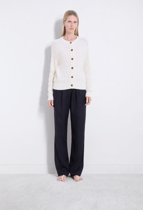 loulou studio SEAN Cardigan en bouclette