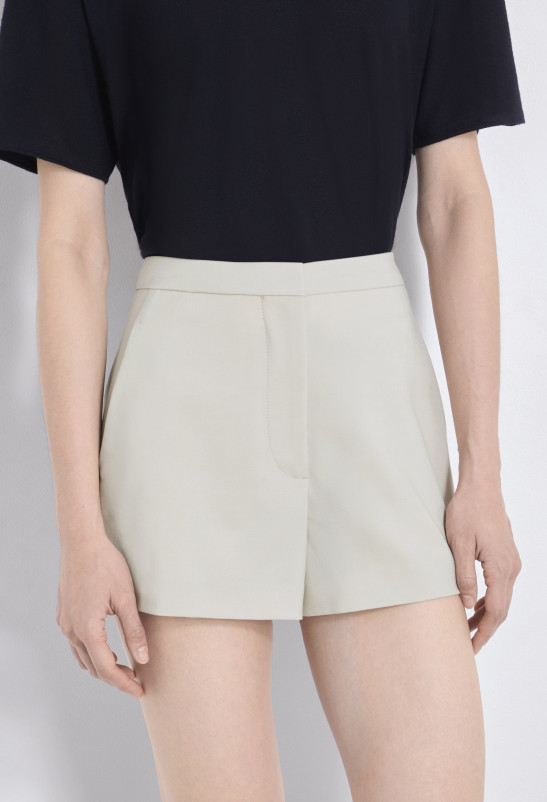 Loulou Studio SERGE Short En Grain De Poudre