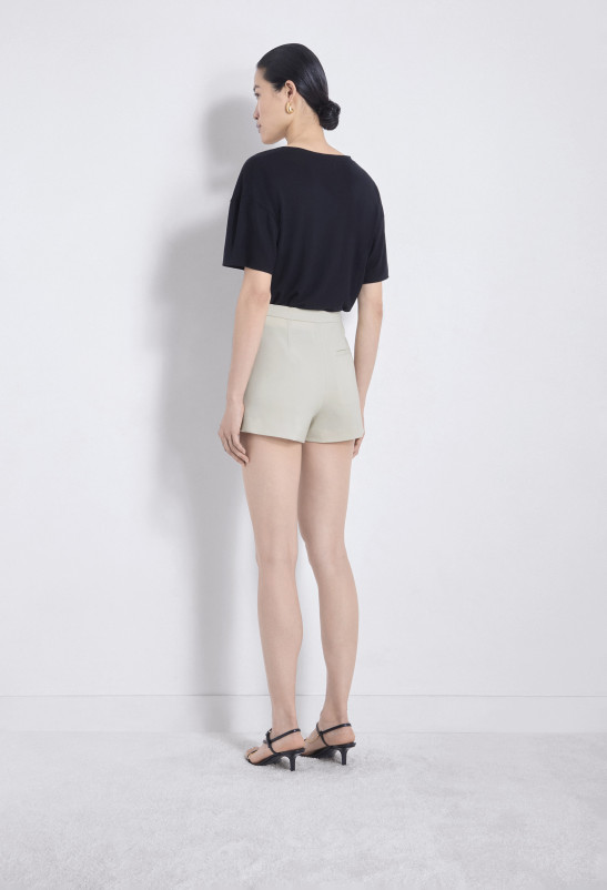 Loulou Studio SERGE Short En Grain De Poudre