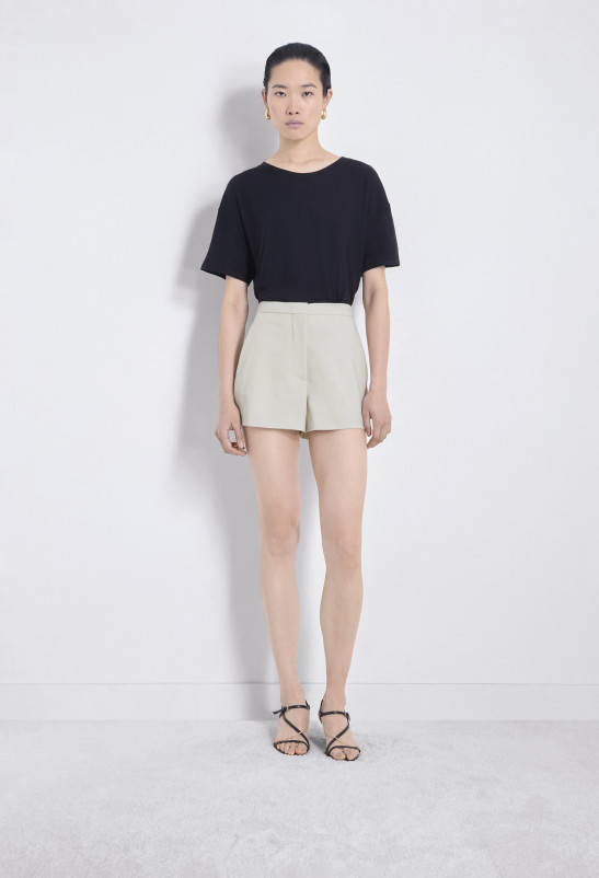 loulou studio SERGE Short en grain de poudre