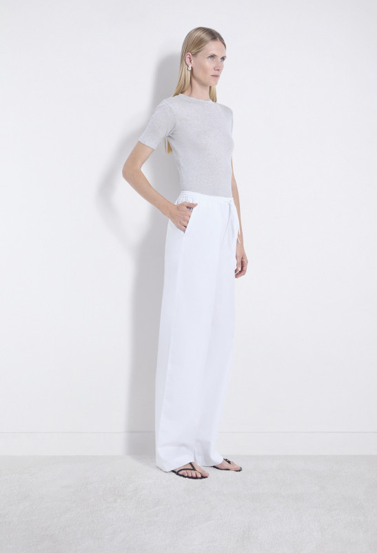 Loulou Studio SERO Pantalon En Popeline De Coton