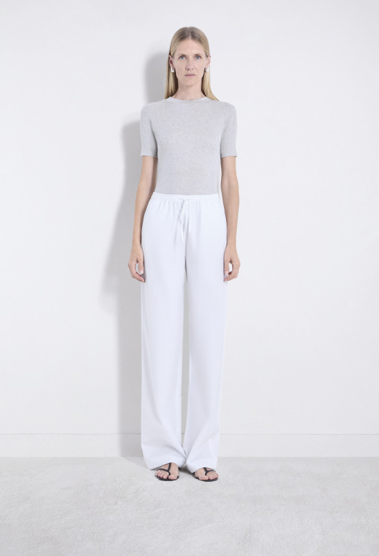 loulou studio SERO Pantalon en popeline de coton