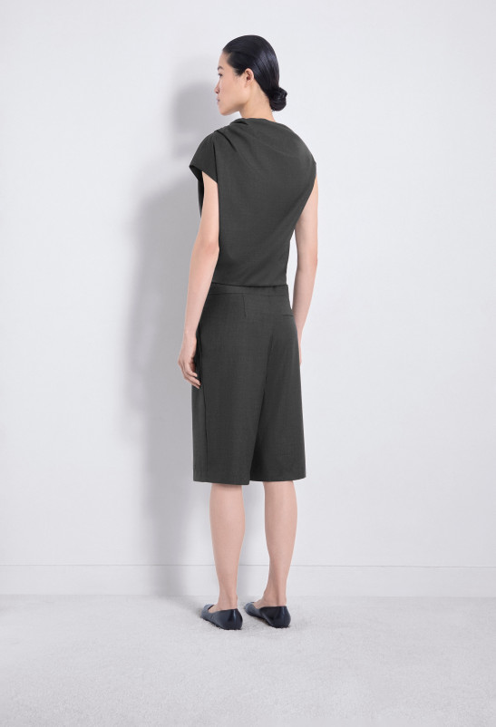 Loulou Studio SOAN Bermuda En Laine Mélangée