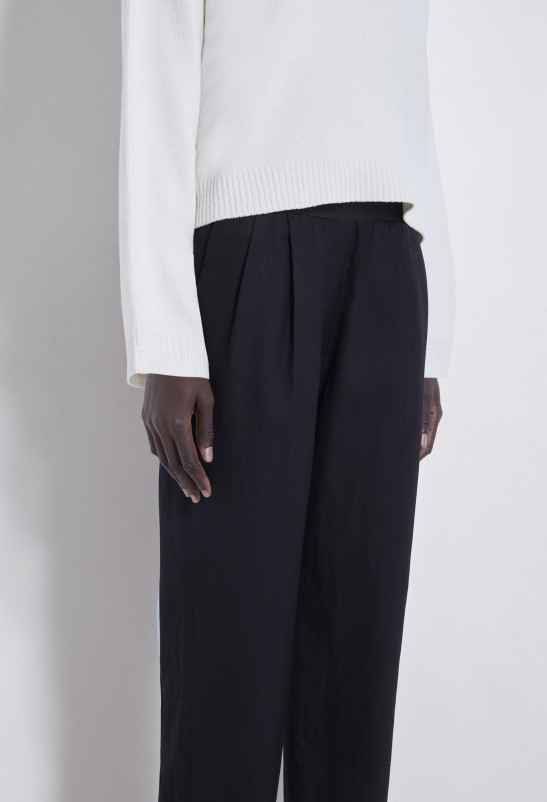 Loulou Studio TAKAROA Pantalon En Lin Mélangé