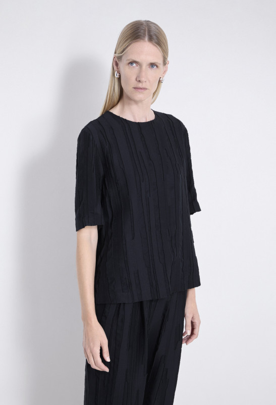 Loulou Studio TOBA Haut En Soie Texturé