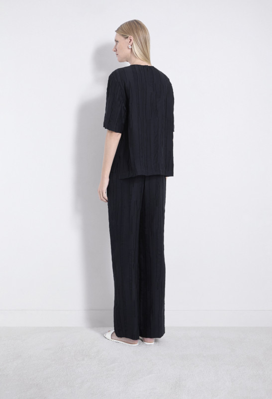 Loulou Studio TOBA Haut En Soie Texturé