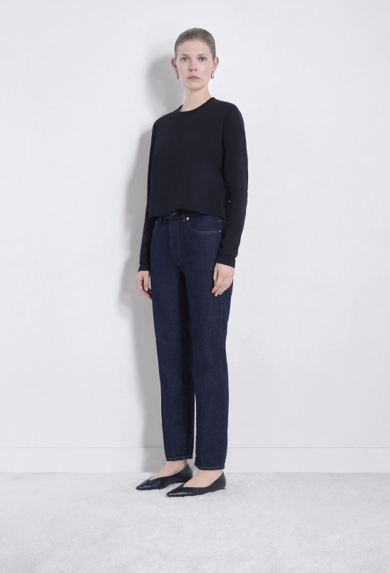 Loulou Studio WULAR Jean Droit En Denim Organique