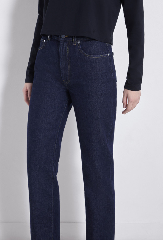 Loulou Studio WULAR Jean Droit En Denim Organique