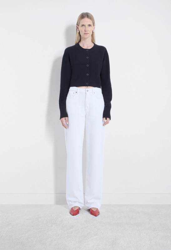 Loulou Studio ZEPHIR Cardigan Court En Cachemire