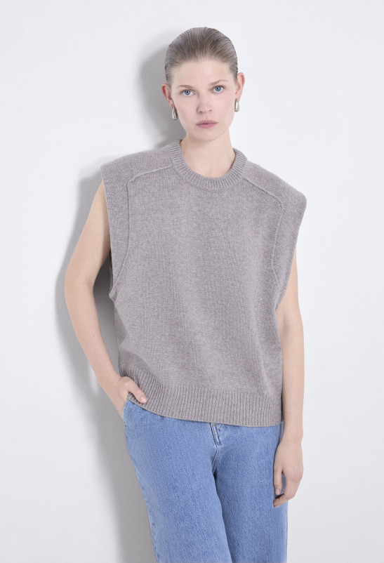 Loulou Studio MARI Haut Sans Manches En Laine Et Cachemire