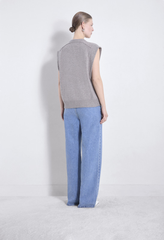 Loulou Studio MARI Haut Sans Manches En Laine Et Cachemire