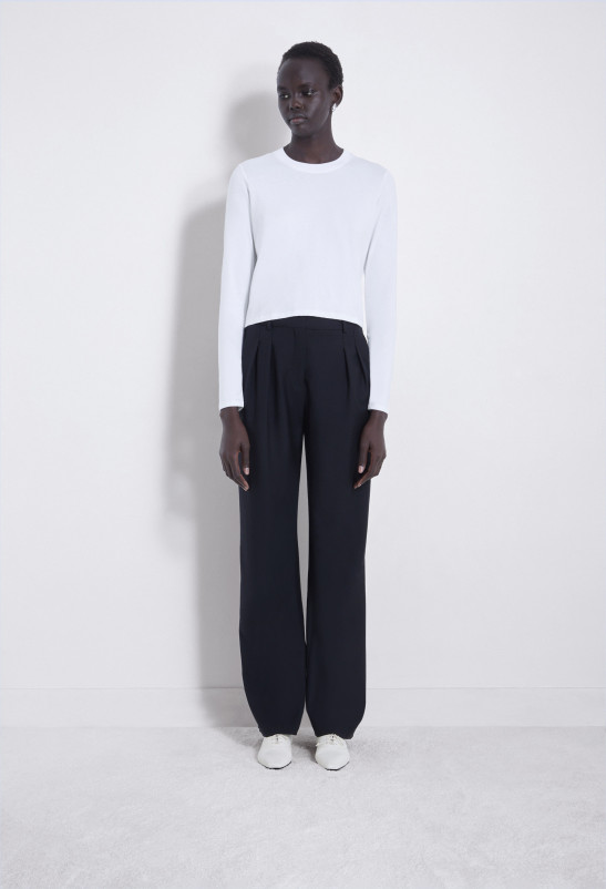 loulou studio MASAL T-shirt manches longues en coton organique