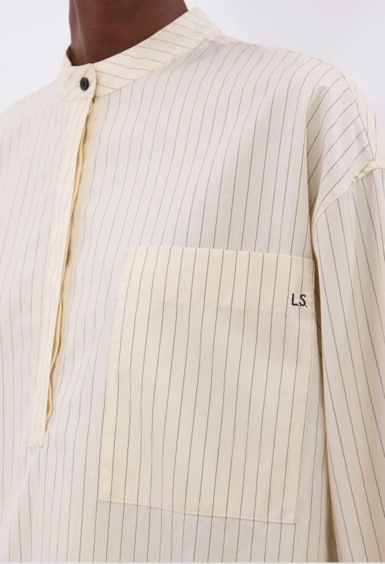 Loulou Studio PAVI STRIPES Chemise En Popeline De Coton