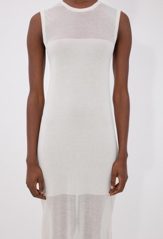 Loulou Studio PHILAE Robe En Maille Semi Transparente