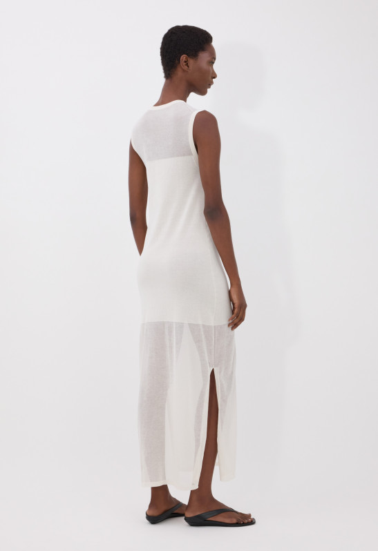 Loulou Studio PHILAE Robe En Maille Semi Transparente