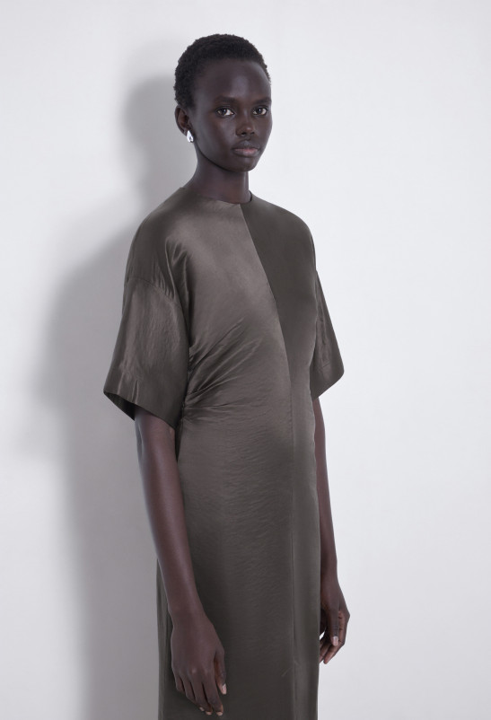 Loulou Studio RUBY Robe Longue En Organza De Soie Et Lin