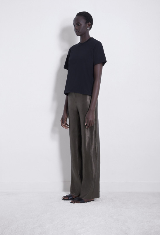 Loulou Studio SALLY Pantalon En Organza De Soie Et Lin