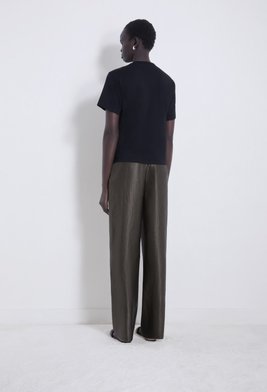 Loulou Studio SALLY Pantalon En Organza De Soie Et Lin