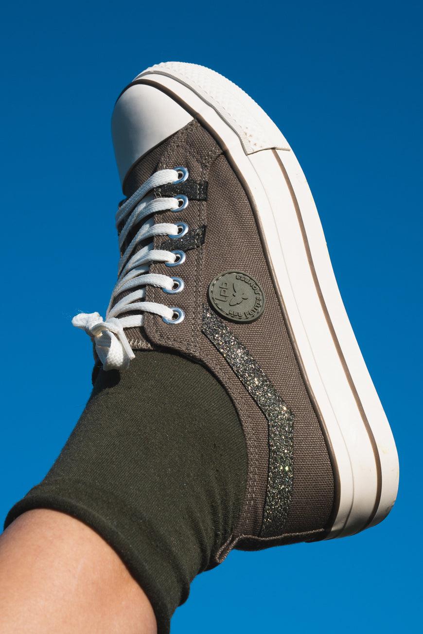 Lpb Woman BASKETS INDIRA KAKI FONCE