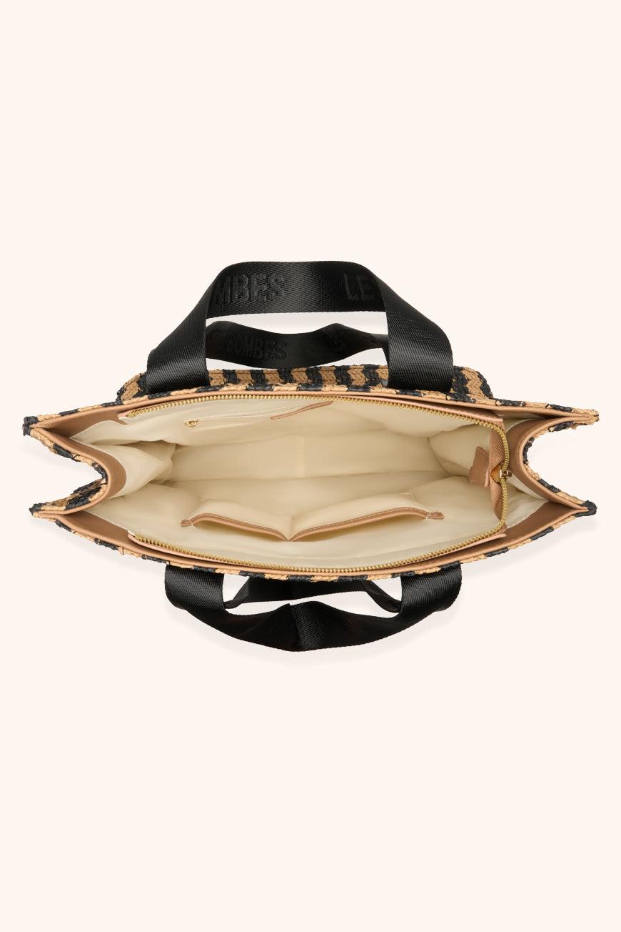 Lpb Woman CABAS LYSE RAYURES NOIRES