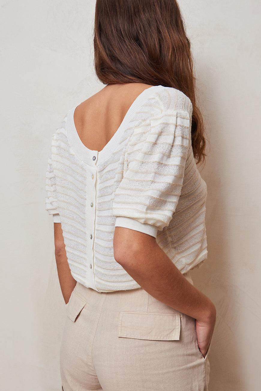 Lpb Woman CARDIGAN MANCHES COURTES ENEA