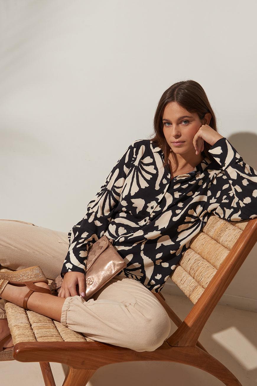 Lpb Woman CHEMISE EMELIA PRINT COBA