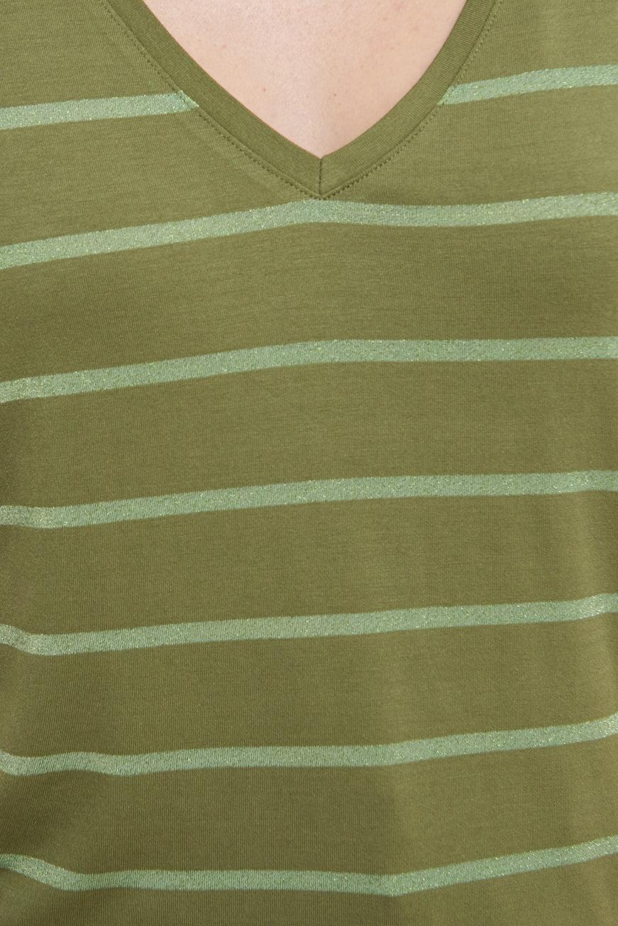 Lpb Woman DEBARDEUR FADILA KAKI RAYURES