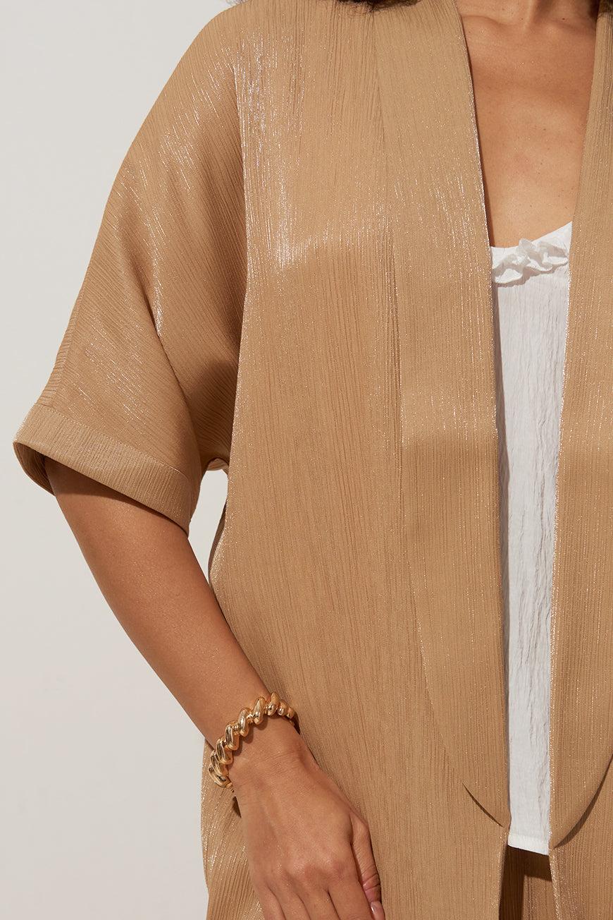 Lpb Woman KIMONO GENIA CAPPUCCINO