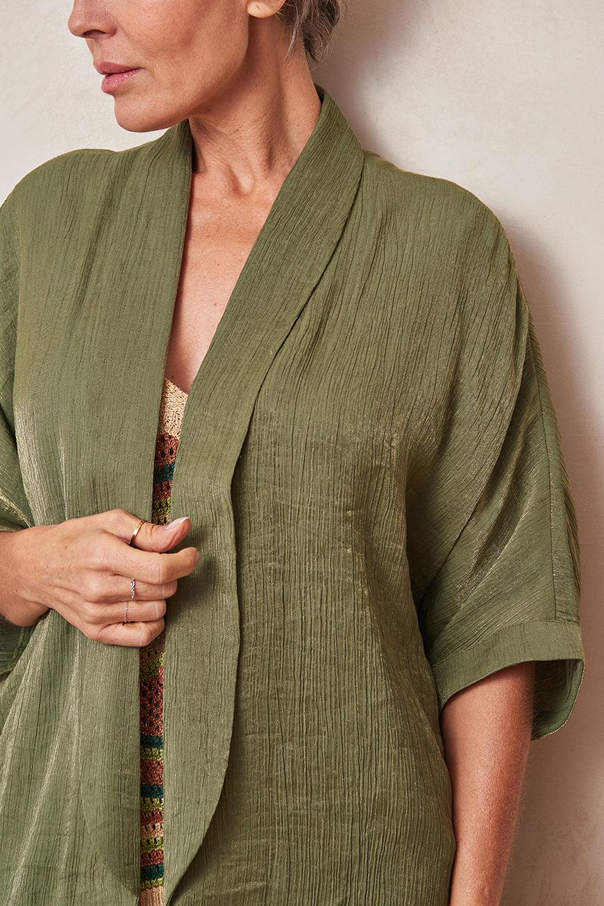 Lpb Woman KIMONO GENIA KAKI