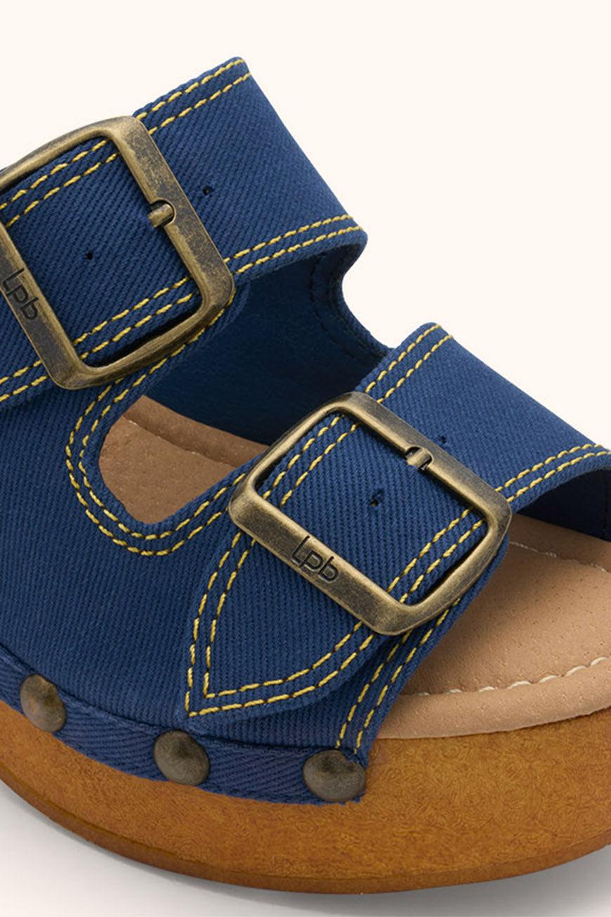 Lpb Woman MULES A TALON LETA MARINE