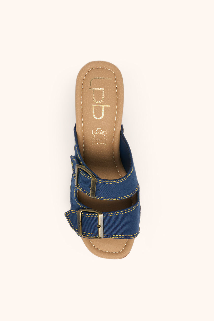 Lpb Woman MULES A TALON LETA MARINE