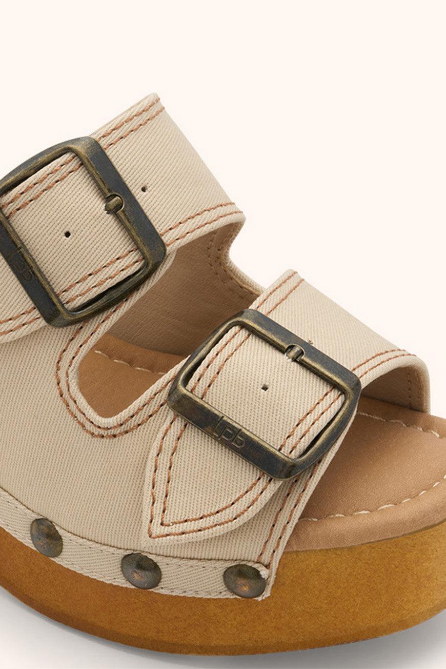 Lpb Woman MULES A TALON LETA SABLE