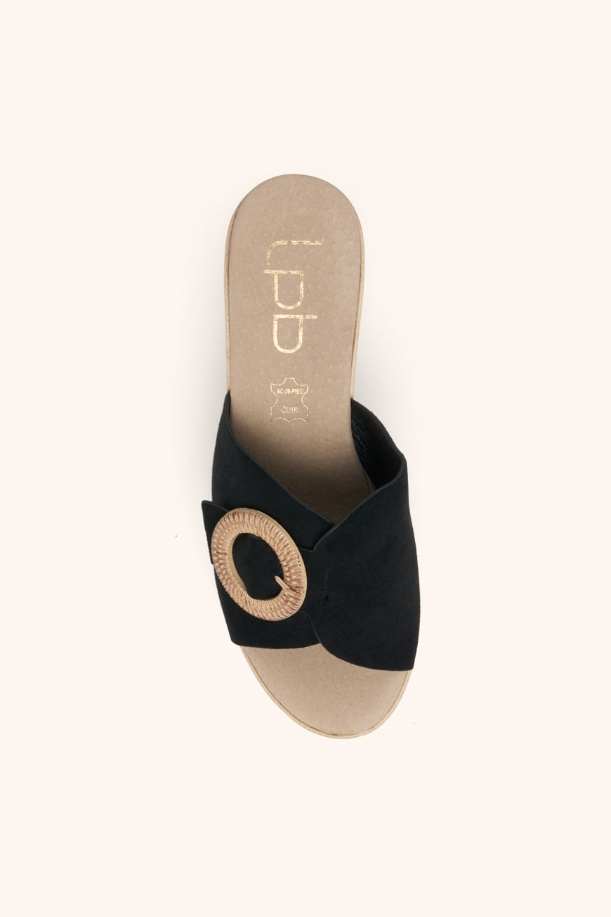 Lpb Woman MULES A TALON LILLY NOIR FOIL