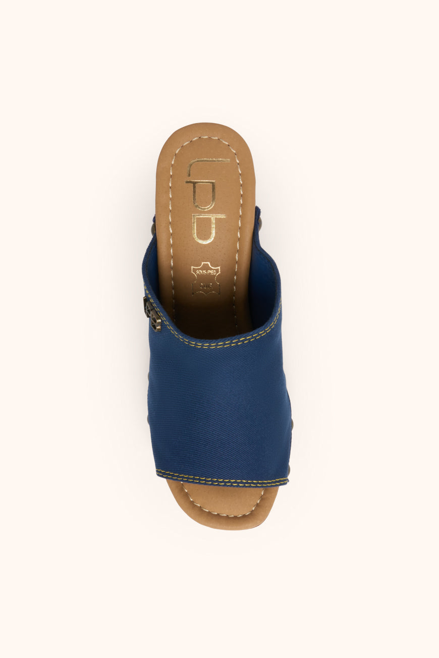 Lpb Woman MULES A TALON LYDIA MARINE