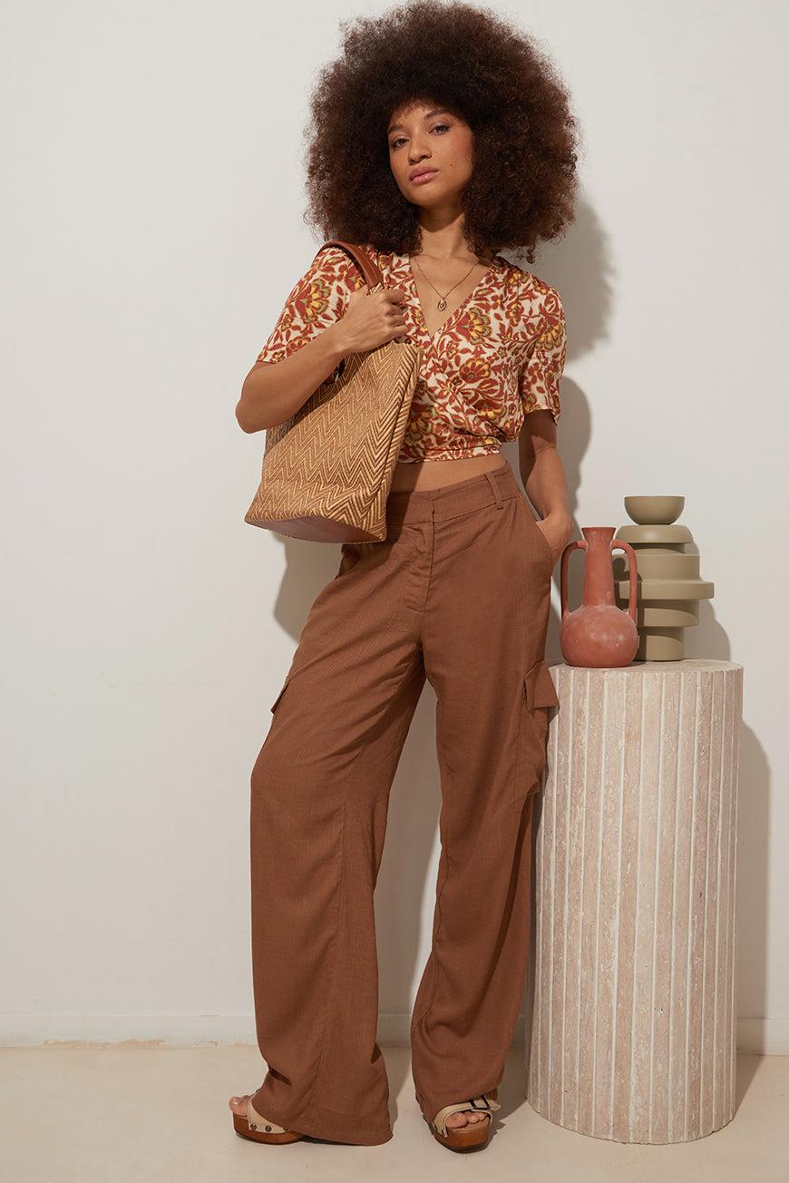 lpb woman PANTALON CARGO LIV