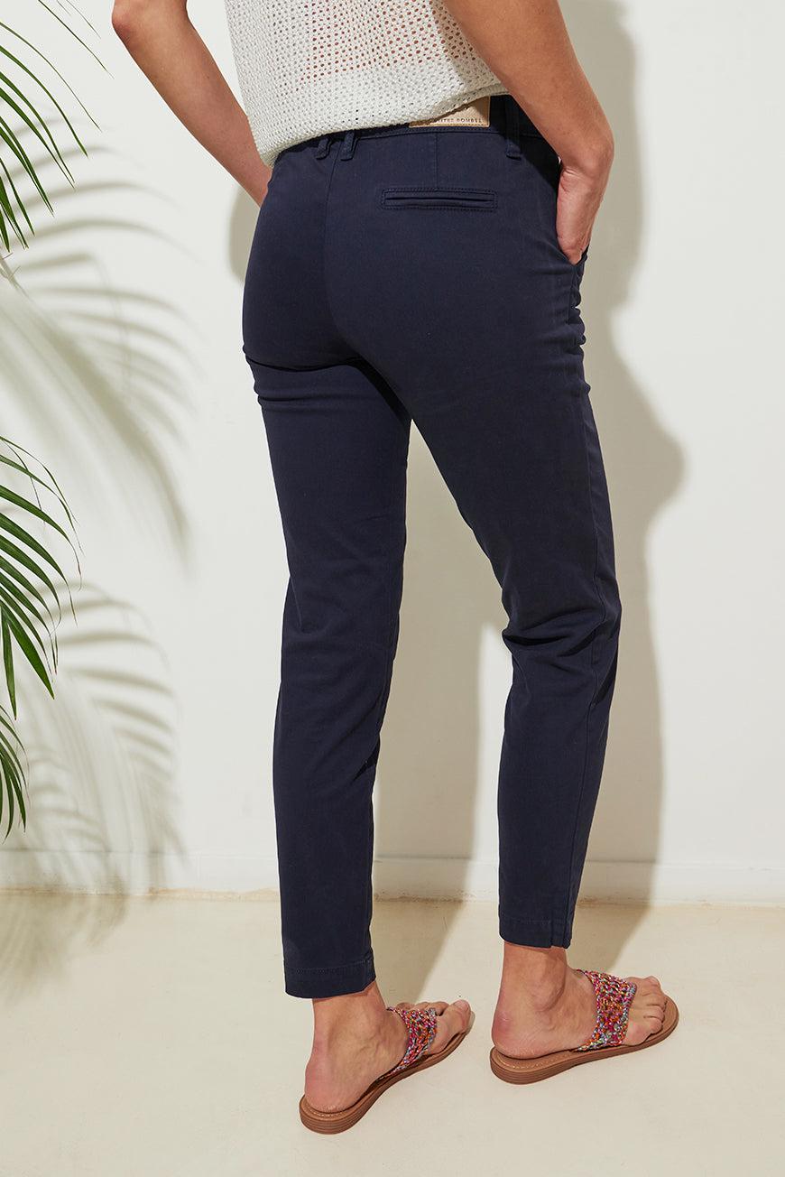 Lpb Woman PANTALON CHINO NAOMIE MARINE