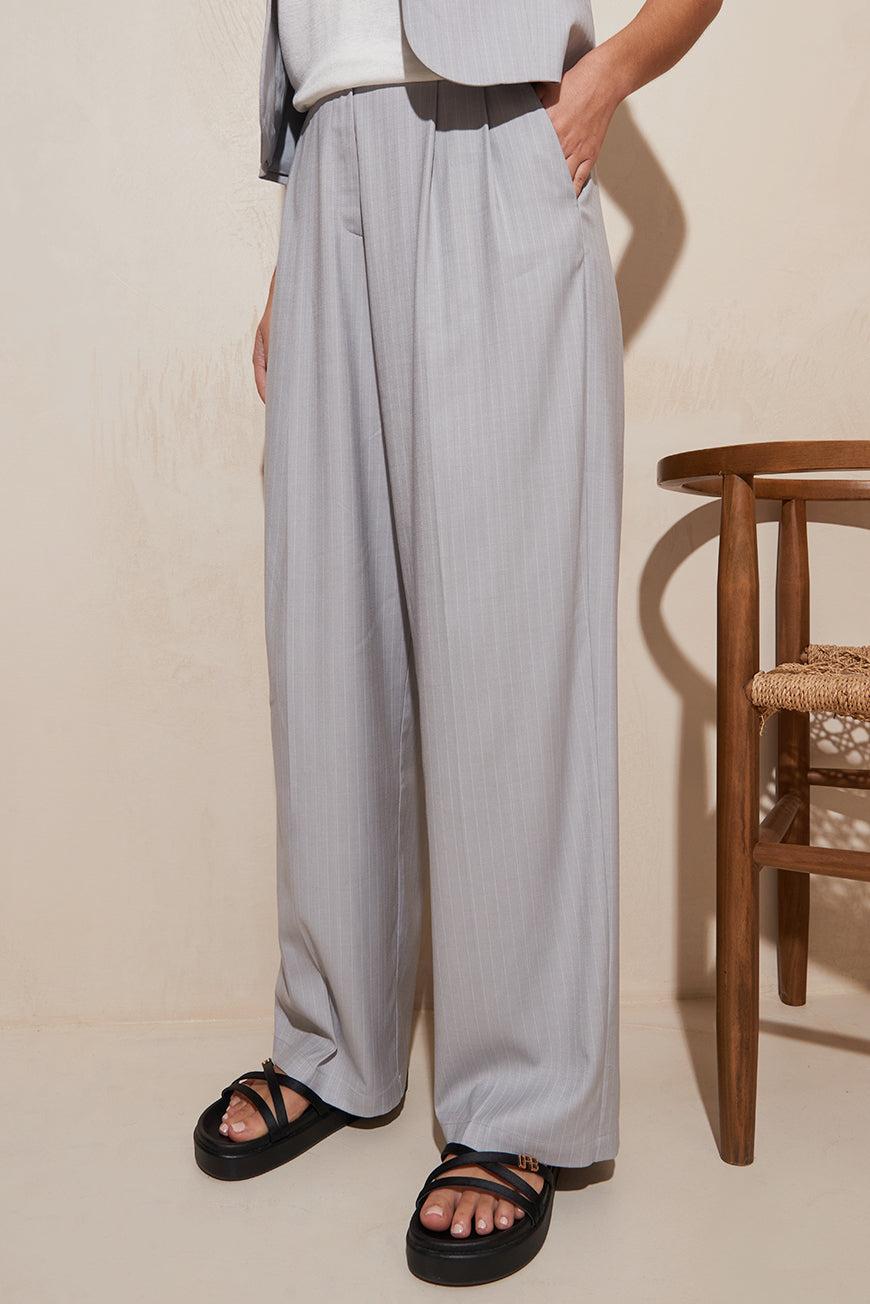 Lpb Woman PANTALON JENNEFER PERLE RAYURES