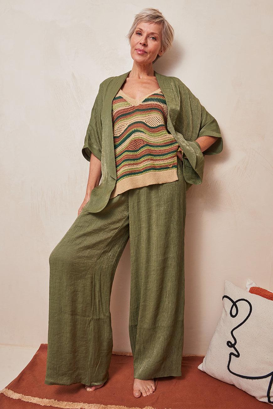 lpb woman PANTALON LARGE ET FLUIDE DALIDA