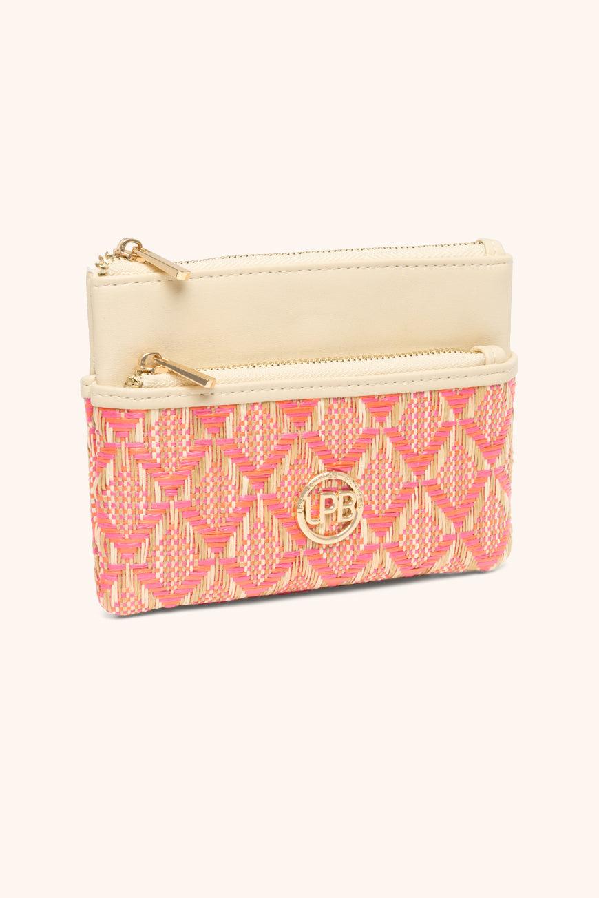 lpb woman PORTEFEUILLE LAETITIA ABRICOT
