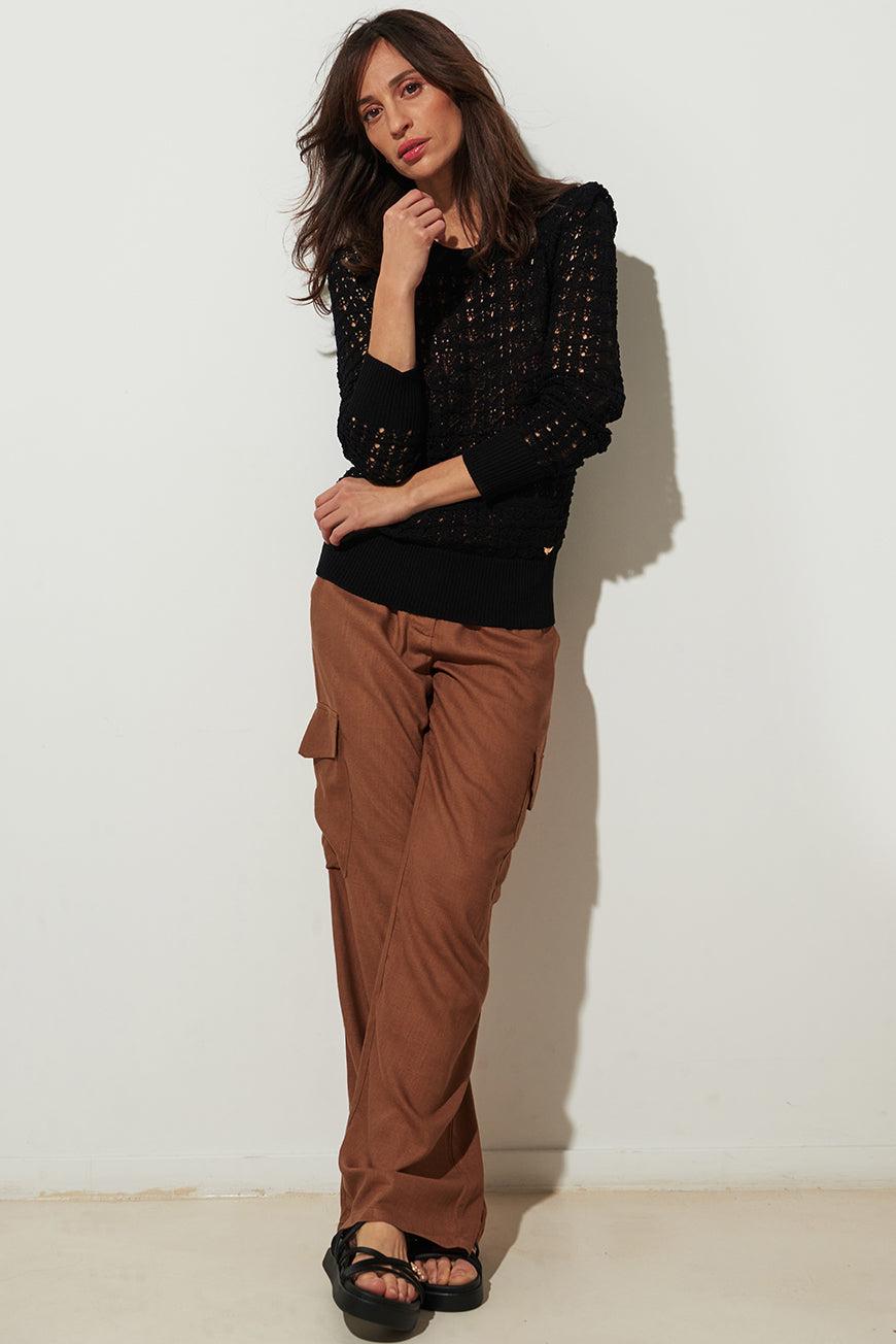 lpb woman PULL EN CROCHET GAXINE