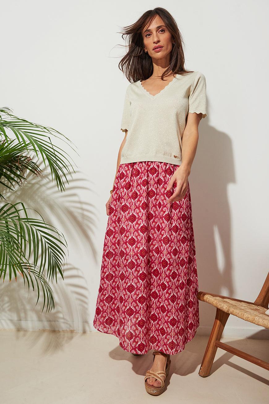 lpb woman PULL LOISE BEIGE