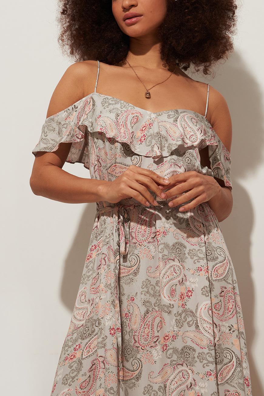 Lpb Woman ROBE LONGUE À ENCOLURE BARDOT ISMAELLA