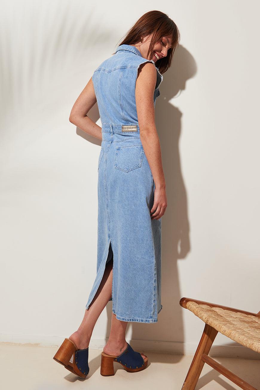 Lpb Woman ROBE MIDI SANS MANCHE LANAYA
